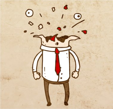 şirin el çizimi vektör illüstrasyonu