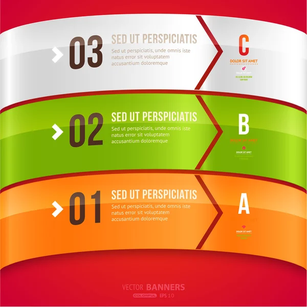 Modern infographic sablon, üzleti tervezés. — Stock Vector