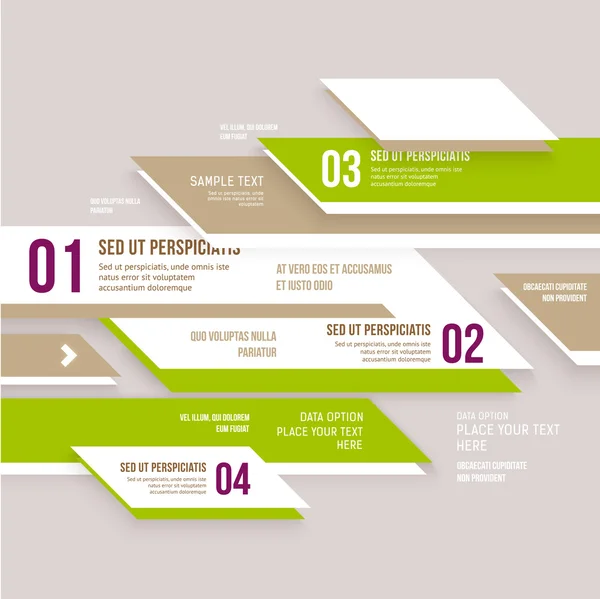 Modern design infographic template. — Stock Vector