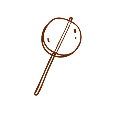 şirin el çizimi vektör illüstrasyonu