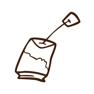 şirin el çizimi vektör illüstrasyonu