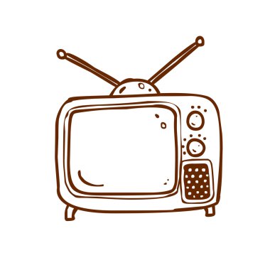 şirin el çizimi vektör illüstrasyonu