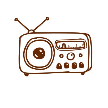 şirin el çizimi vektör illüstrasyonu