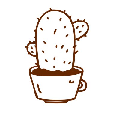 şirin el çizimi vektör illüstrasyonu