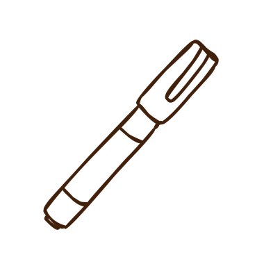 şirin el çizimi vektör illüstrasyonu