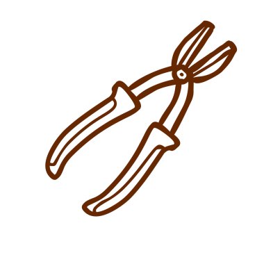 şirin el çizimi vektör illüstrasyonu