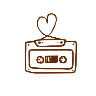 şirin el çizimi vektör illüstrasyonu