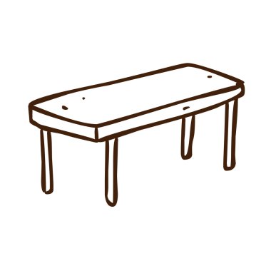 şirin el çizimi vektör illüstrasyonu