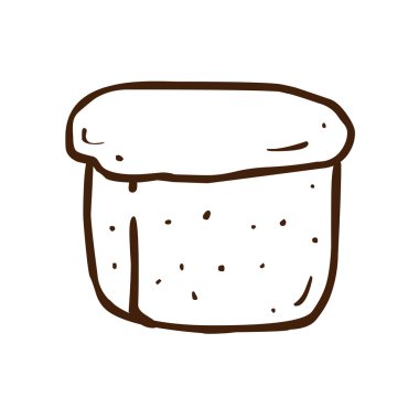 şirin el çizimi vektör illüstrasyonu