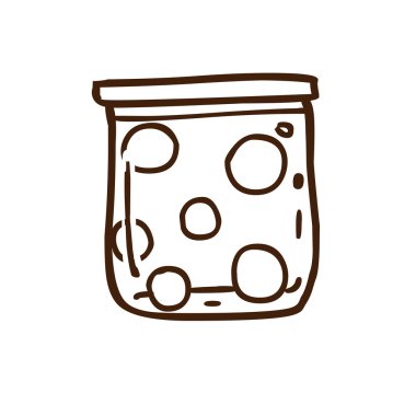 şirin el çizimi vektör illüstrasyonu