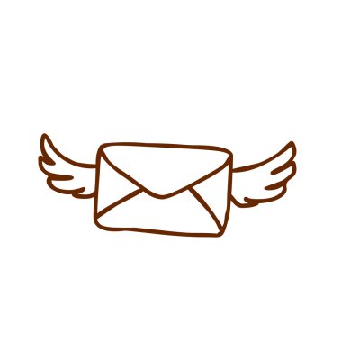 şirin el çizimi vektör illüstrasyonu