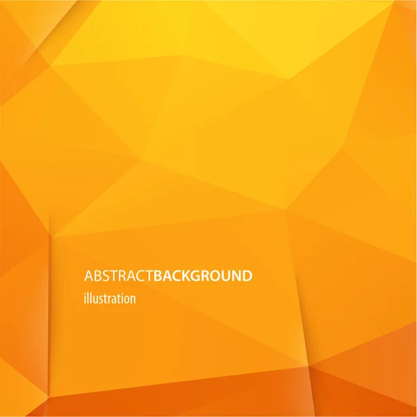 Abstract geometrische oranje achtergrond voor design — Stockvector