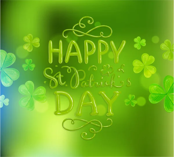 St Patricks day background — Stock Vector