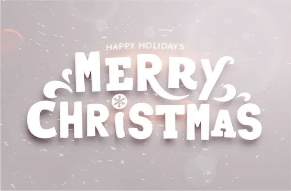Xmas için Noel tipografik etiketi — Stok Vektör