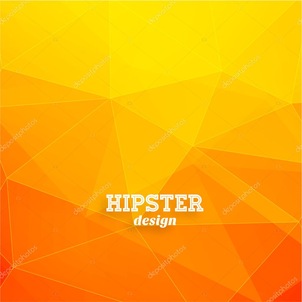 デザインの幾何学的オレンジの背景 ストックベクター C Ozerina