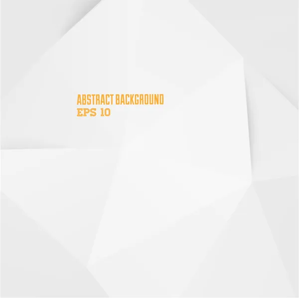 Абстрактний білий геометричний фон для дизайну — стоковий вектор