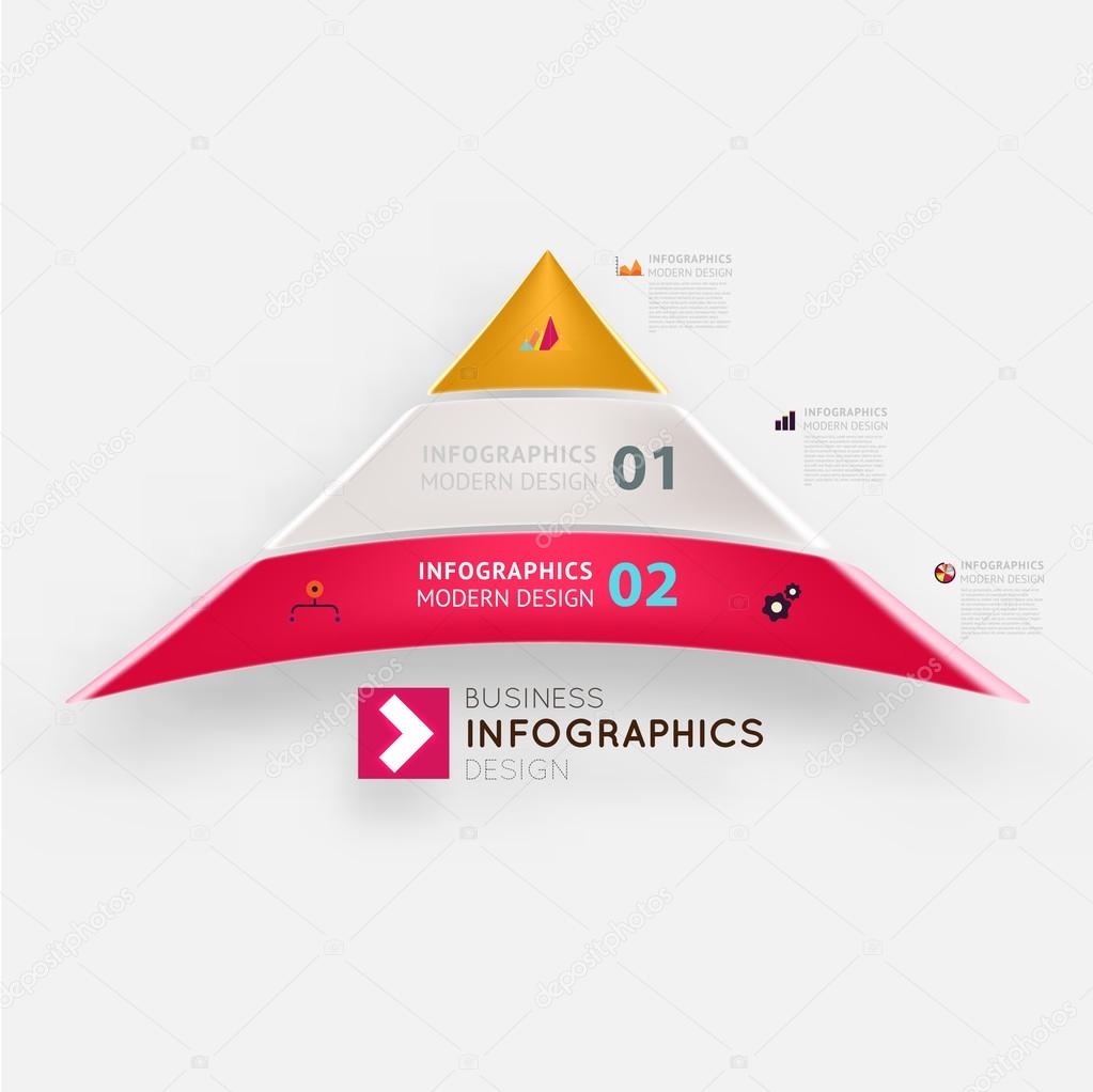 Modern infographic template for business