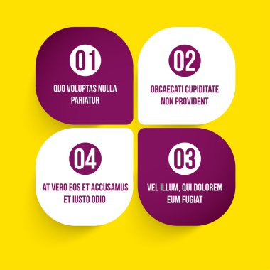 modern tasarım Infographic şablonu.