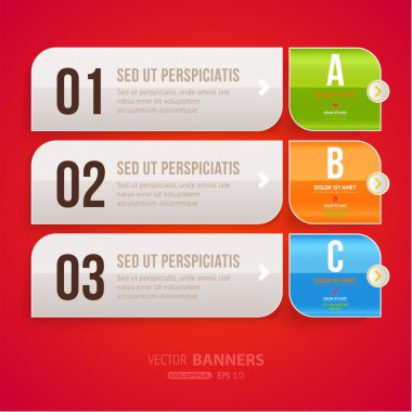 Modern Infographic iş tasarım şablonu.