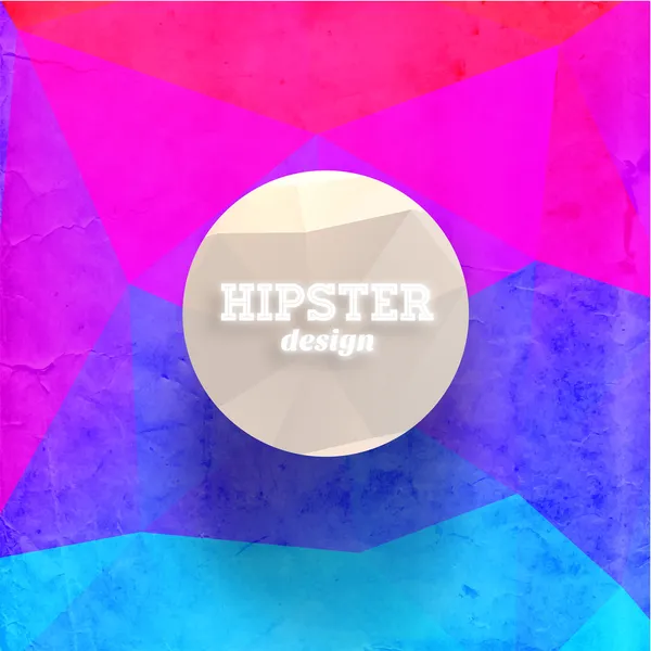 Hipster mosaic background — Stock Vector