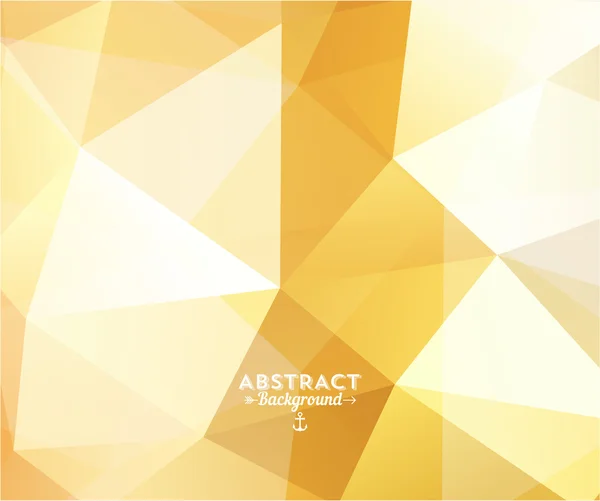 Abstraktní geometrické oranžové pozadí pro design — Stockový vektor