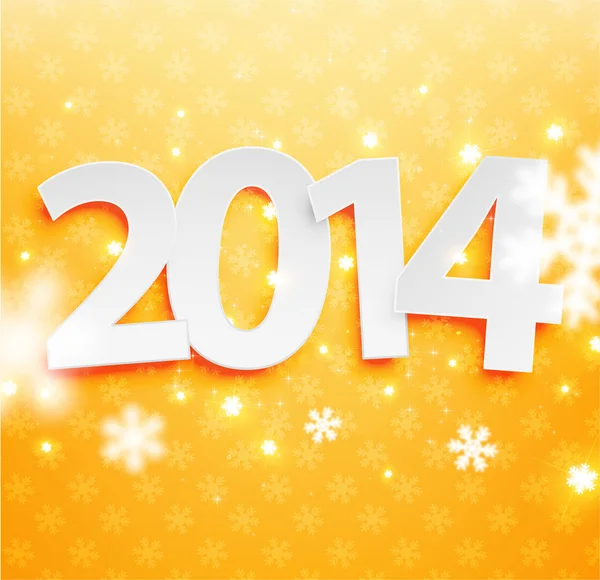 Bonne année 2014 — Image vectorielle