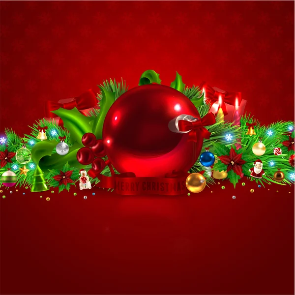 Kerst achtergrond — Stockvector