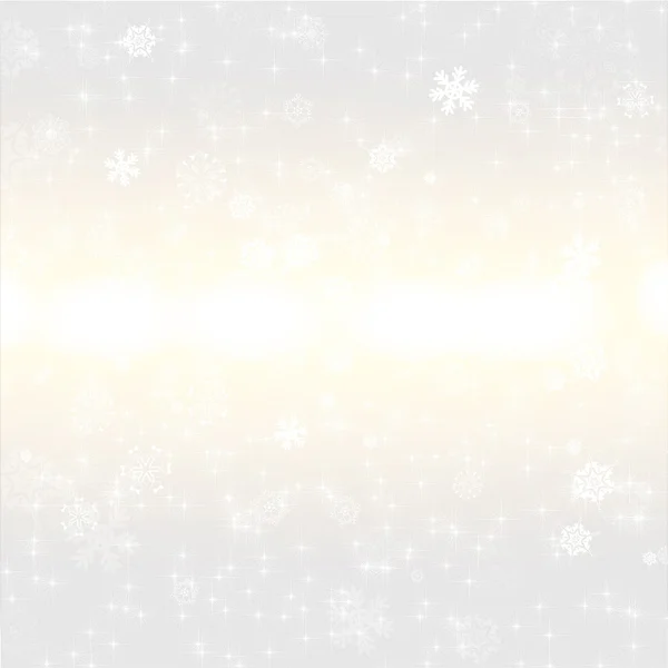 Luz prata abstrata fundo de Natal — Vetor de Stock
