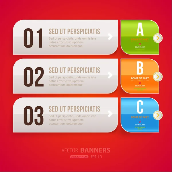 Moderno modello infografico per il business design . — Vettoriale Stock