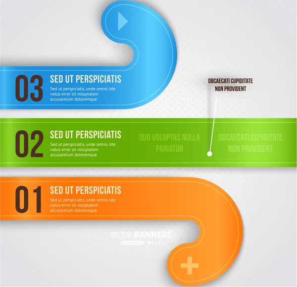 Modelo de infográfico moderno para design de negócios . — Vetor de Stock