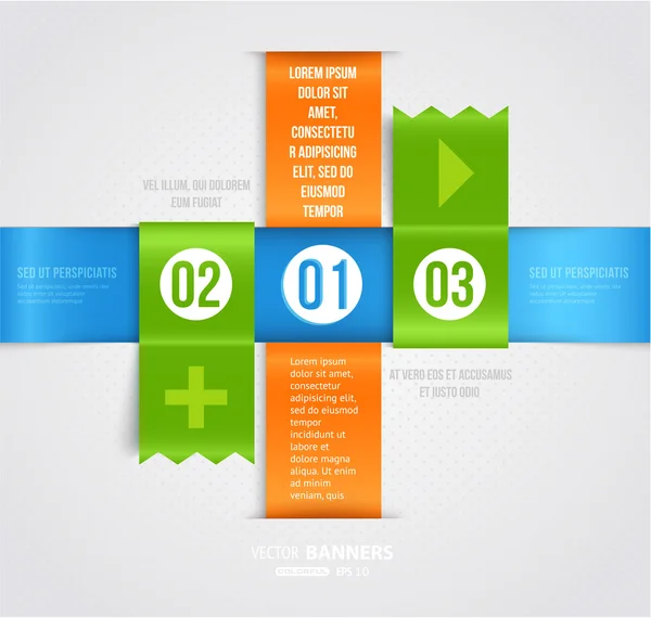 Moderno modello infografico per il business design . — Vettoriale Stock