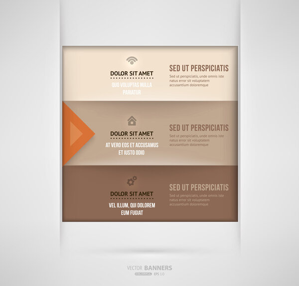 Modern infographic template for business design.