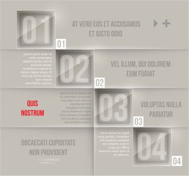 iş için modern Infographic şablonu