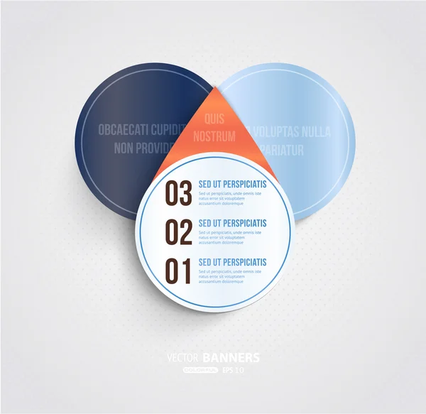 Moderne infographic sjabloon voor het bedrijfsleven — Stockvector