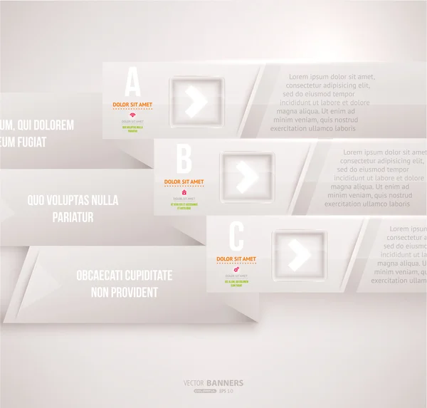 Modelo de infográfico moderno para design de negócios . —  Vetores de Stock