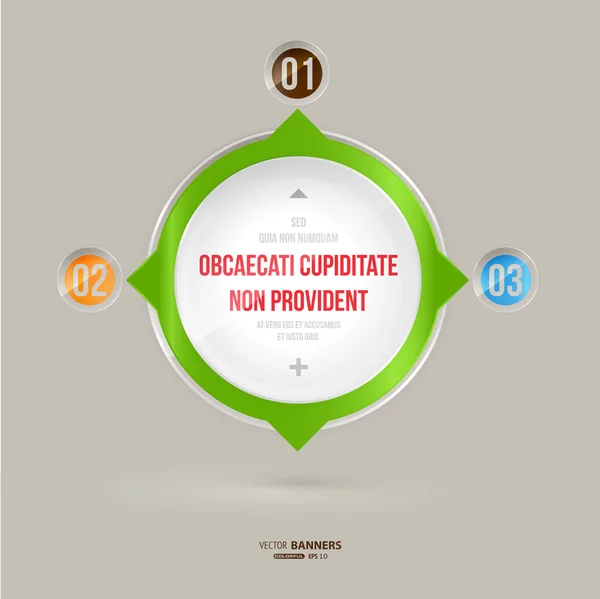 Modelo de infográfico moderno para design de negócios . — Vetor de Stock