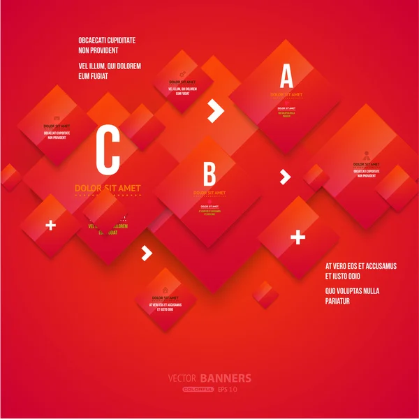 Modelo de infográfico moderno para design de negócios . — Vetor de Stock