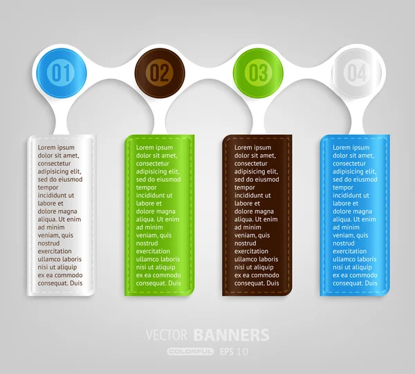 Moderno modello infografico per il business design . — Vettoriale Stock