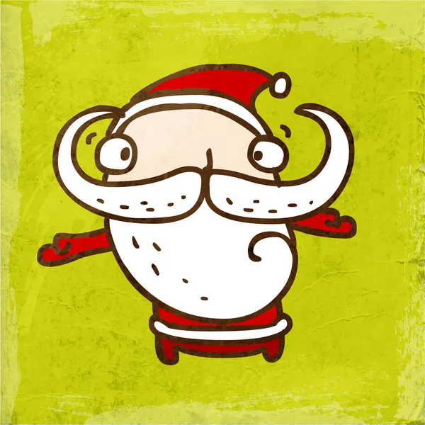 Cartoon Santa Claus. — Stockvector