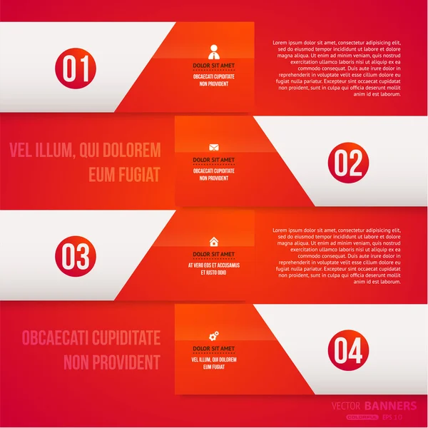 Moderna infographic mall för business design. — Stock vektor