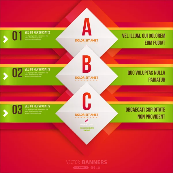 Moderne Infografik-Vorlage für Business-Design. — Stockvektor