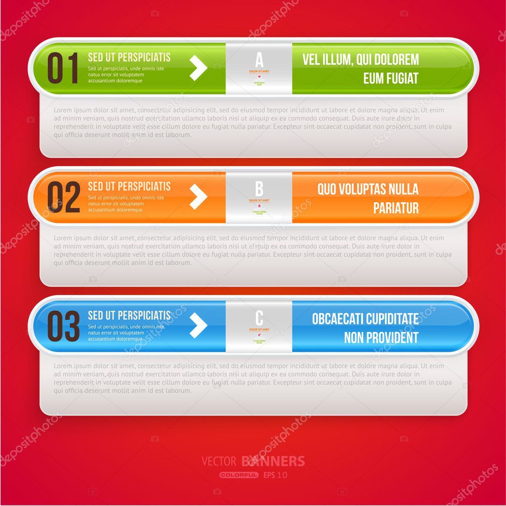 Modern infographic template for business design.