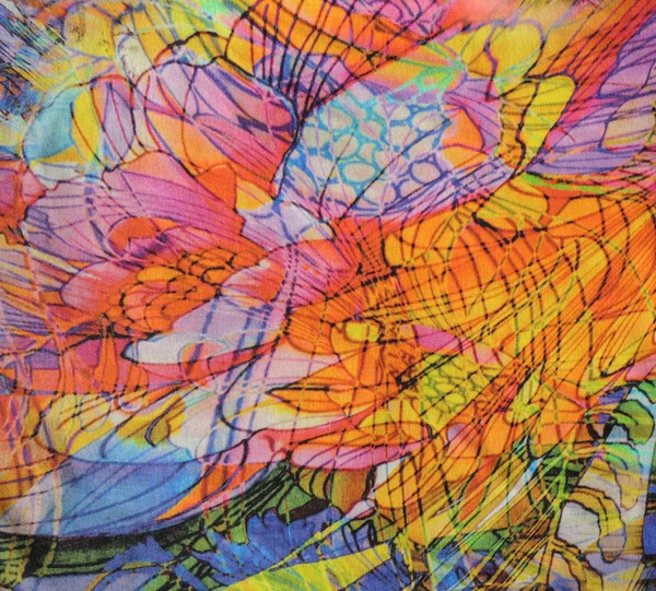 Multicolored textile background — Stock Photo, Image