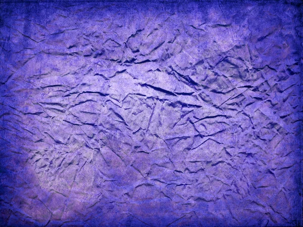 Mavi buruşuk kağıt arkaplan — Stok fotoğraf