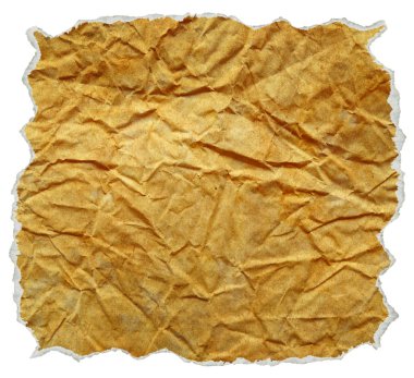 Vintage buruşuk kağıt