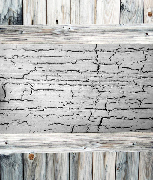 Mur en bois gris — Photo