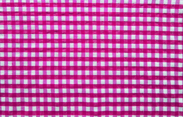 Pink picnic cloth — Stock Photo, Image