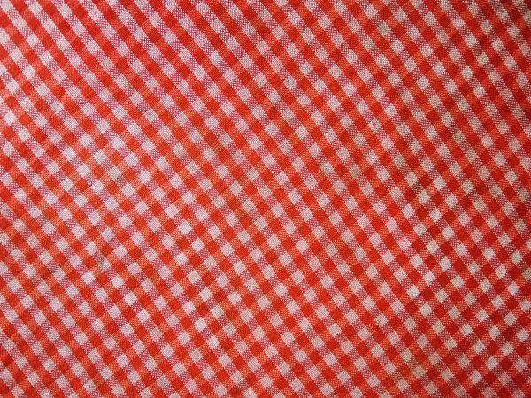 Red picnic cloth — Stock Photo, Image