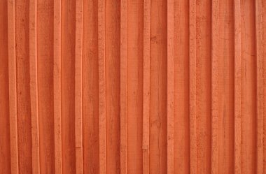 Parlak kırmızı renge boyanmış ahşap bir duvarın arkaplan görüntüsü