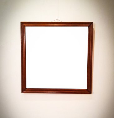 boş resim çerçevesini duvar